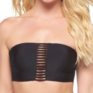 Black cage front bikini